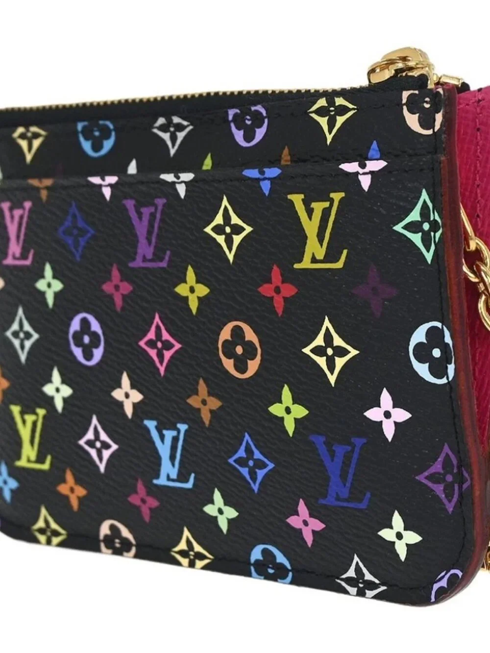 Louis Vuitton Multicolor Pochette Cles Coin Case Wallet - Picture 3 of 15